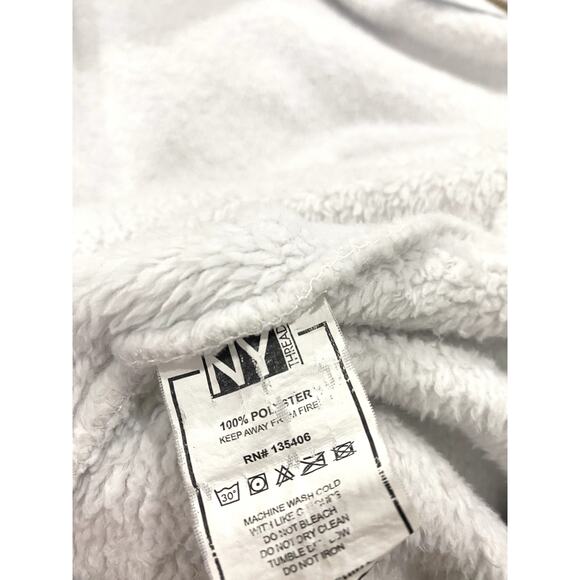 Plush White Long Robe Size S - Picture 5 of 8